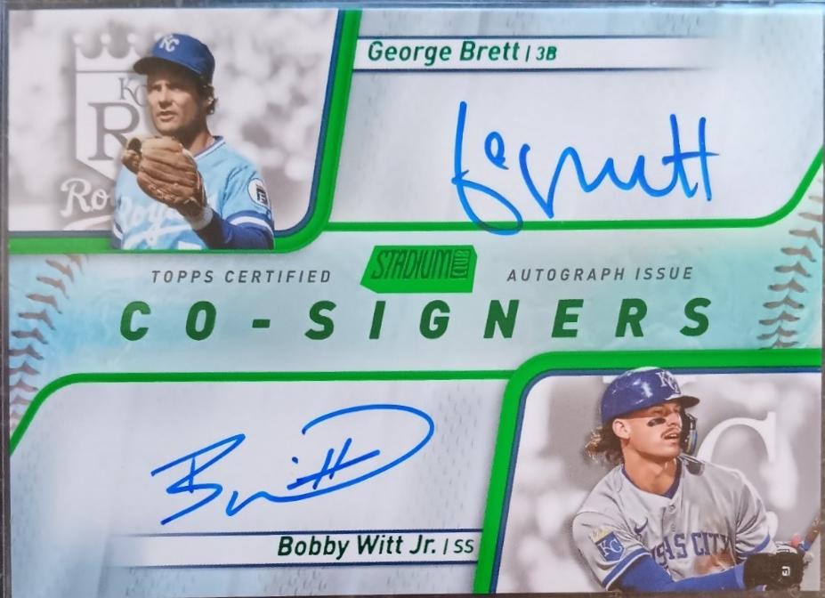Bobby Witt Jr. / George Brett #CSA-BW