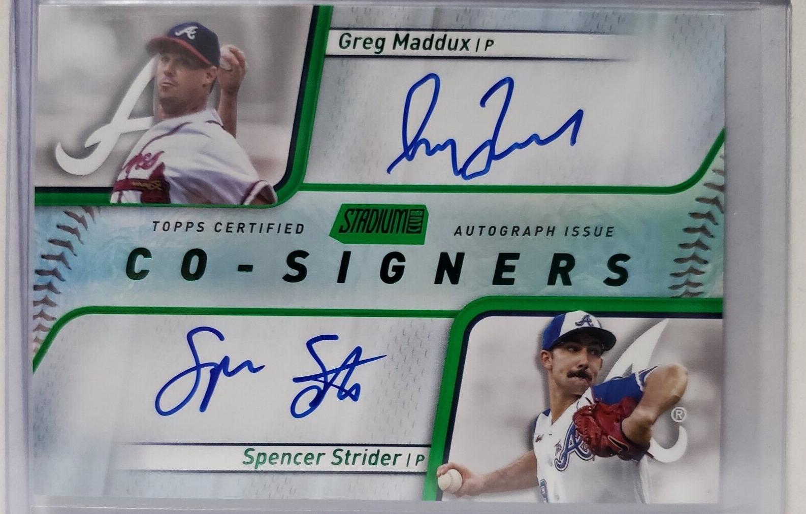 Greg Maddux / Spencer Strider #CSA-MS