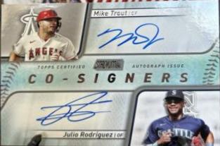 Mike Trout / Julio Rodriguez #CSA-TR