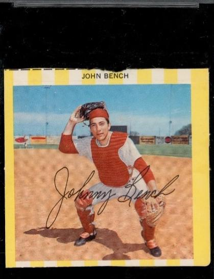 Johnny Bench [No Ad Panel Hand Cut]