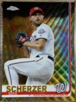 Max Scherzer [Gold Wave Refractor] #140