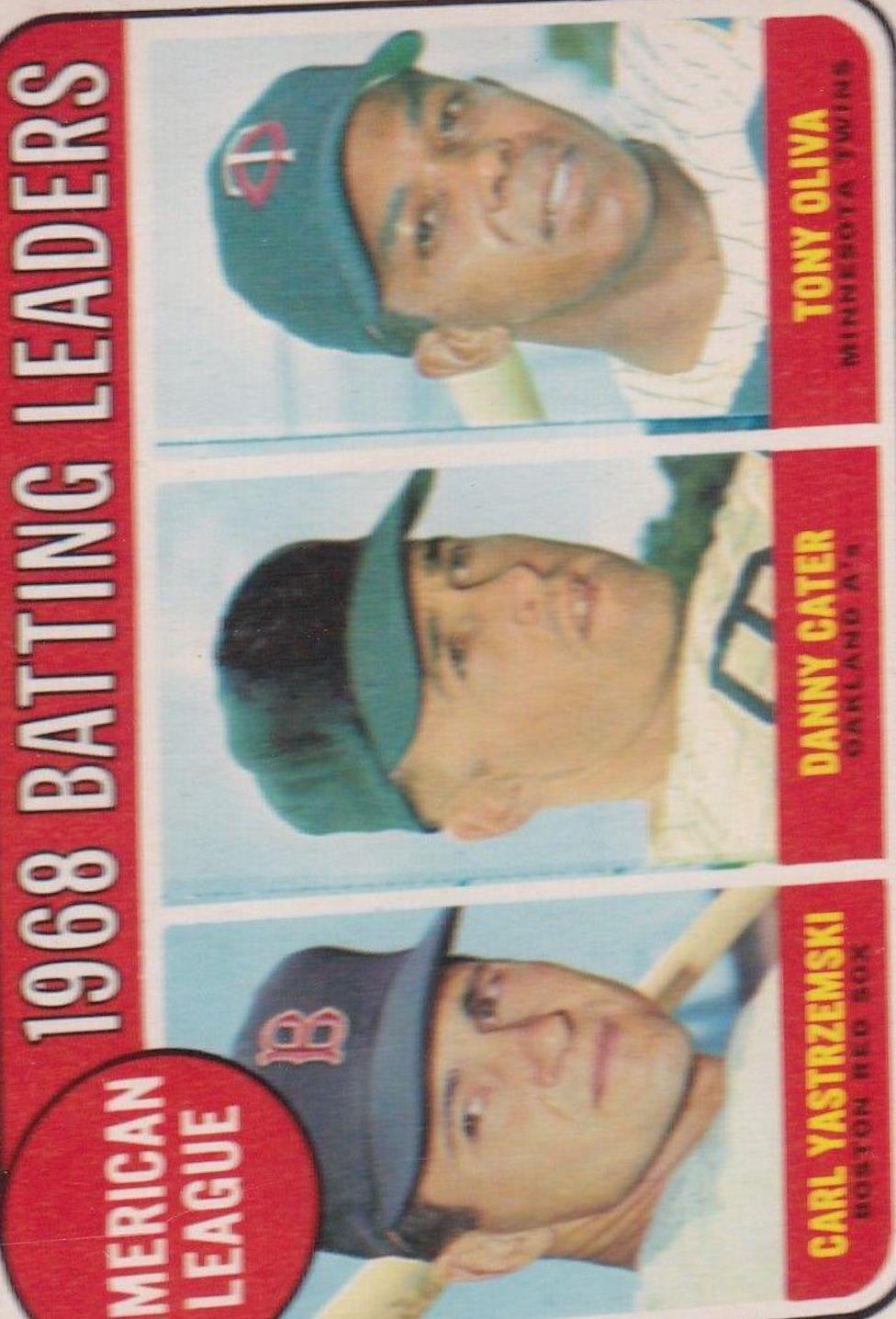 AL Batting Leaders [Yastrzemski, Cater, Oliva] #1