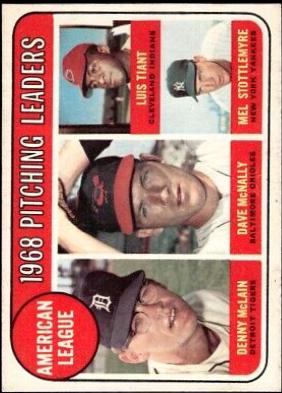 AL Pitching Leaders [Tiant, McLain, McNally, Stot] #9