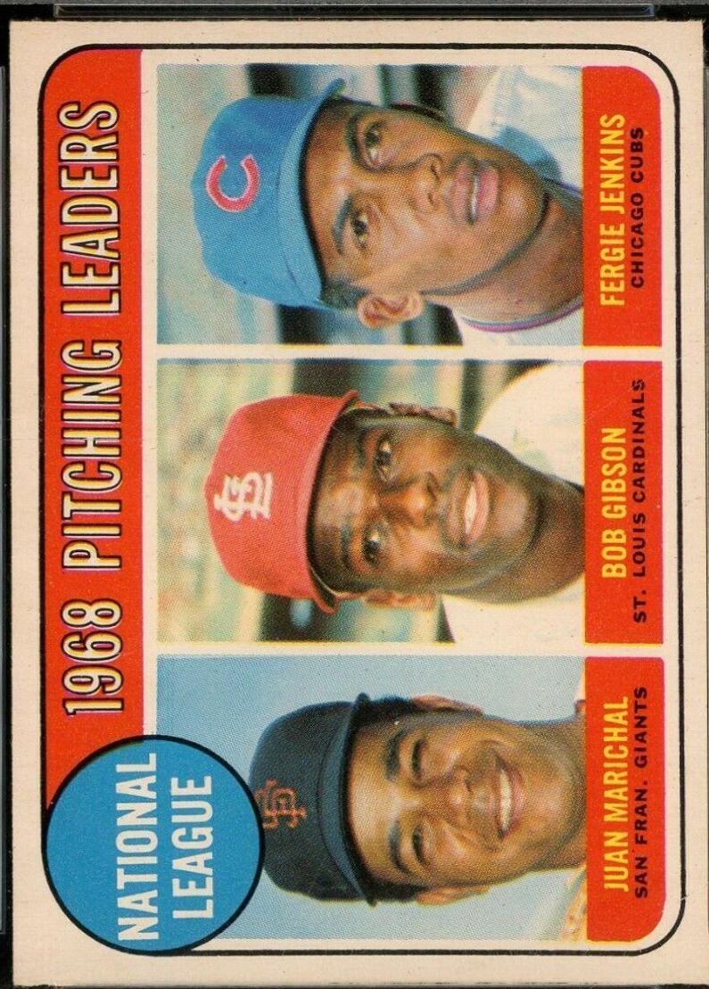 NL Pitching Leaders [Marichal, Gibson, Jenkins] #10