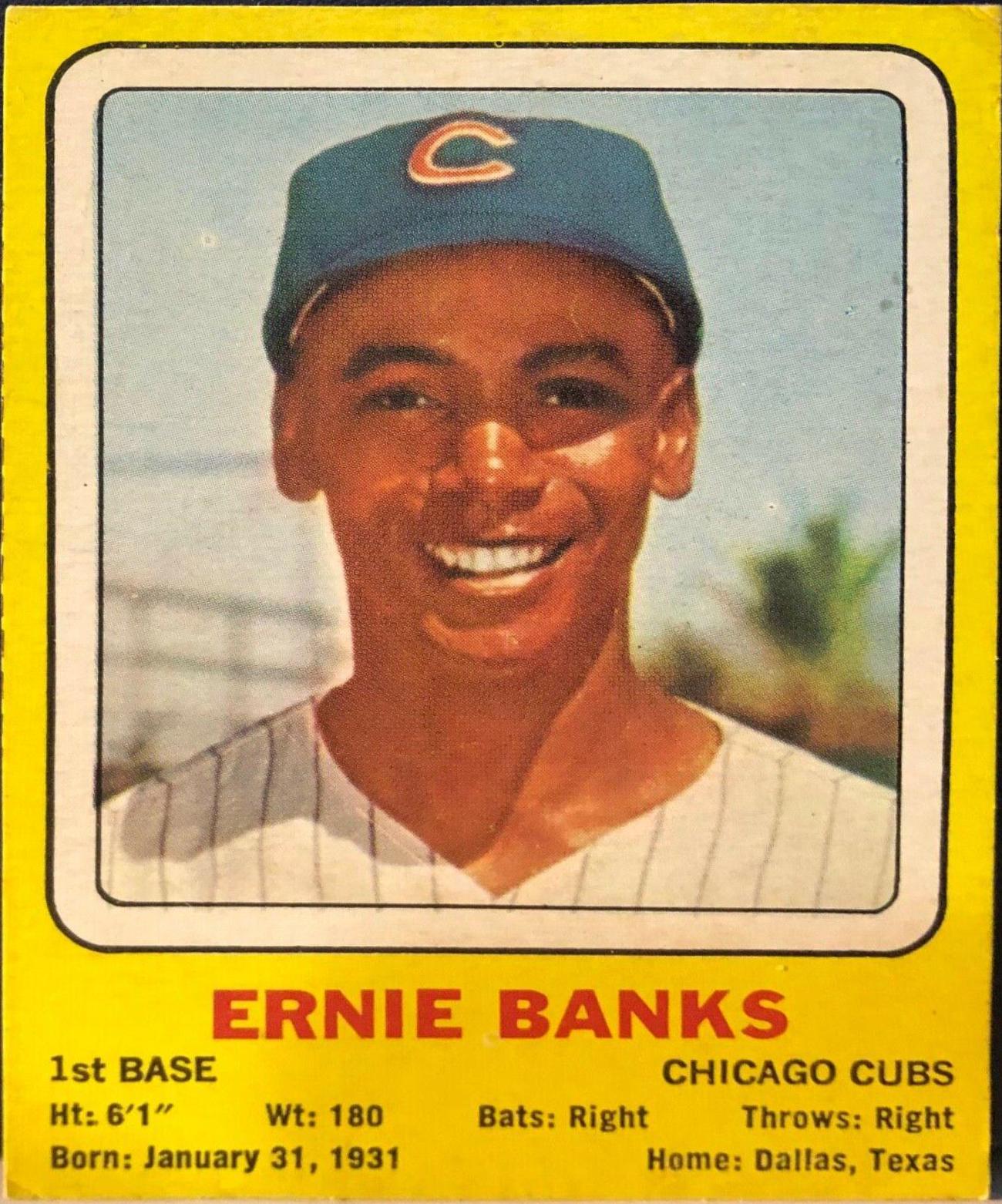 Ernie Banks [Hand Cut]