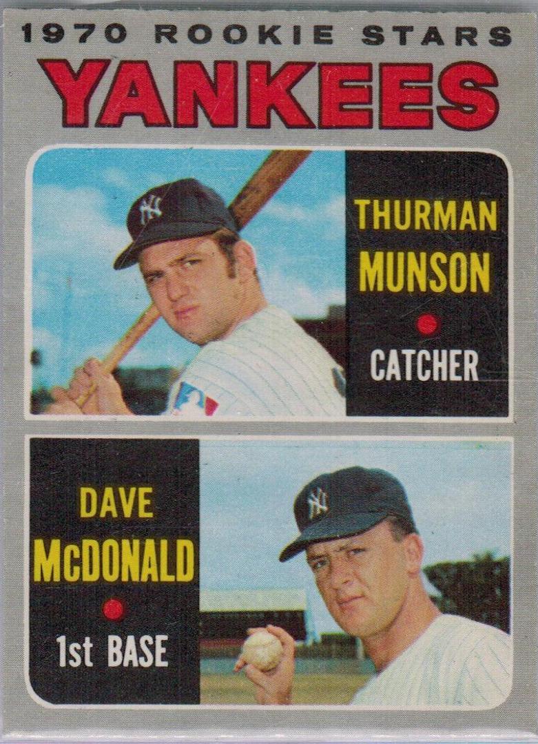 Yankees Rookies [T. Munson/D. McDonald] #189