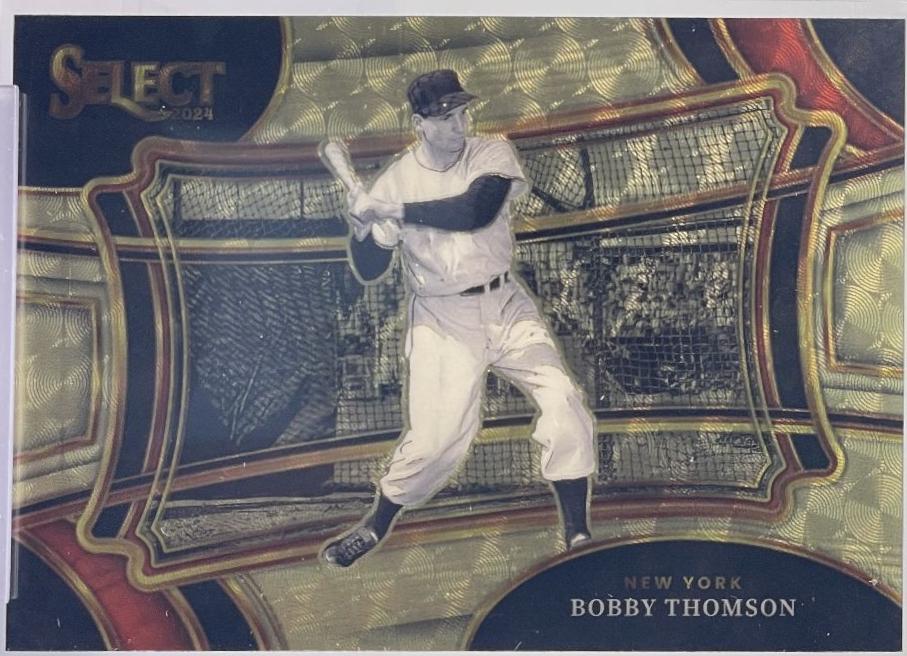 Bobby Thomson [Gold Vinyl Prizm] #41