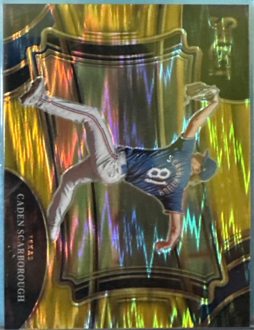Caden Scarborough [Gold Flash Prizm] #49