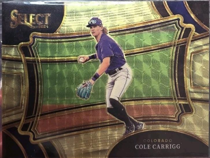 Cole Carrigg [Gold Vinyl Prizm] #60