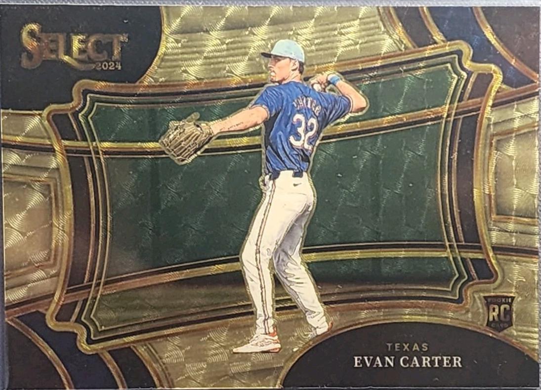 Evan Carter [Gold Vinyl Prizm] #20