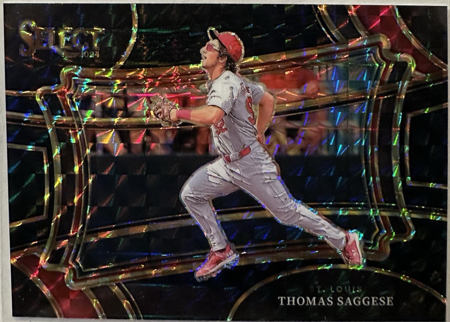 Thomas Saggese [Black Finite Prizm] #66