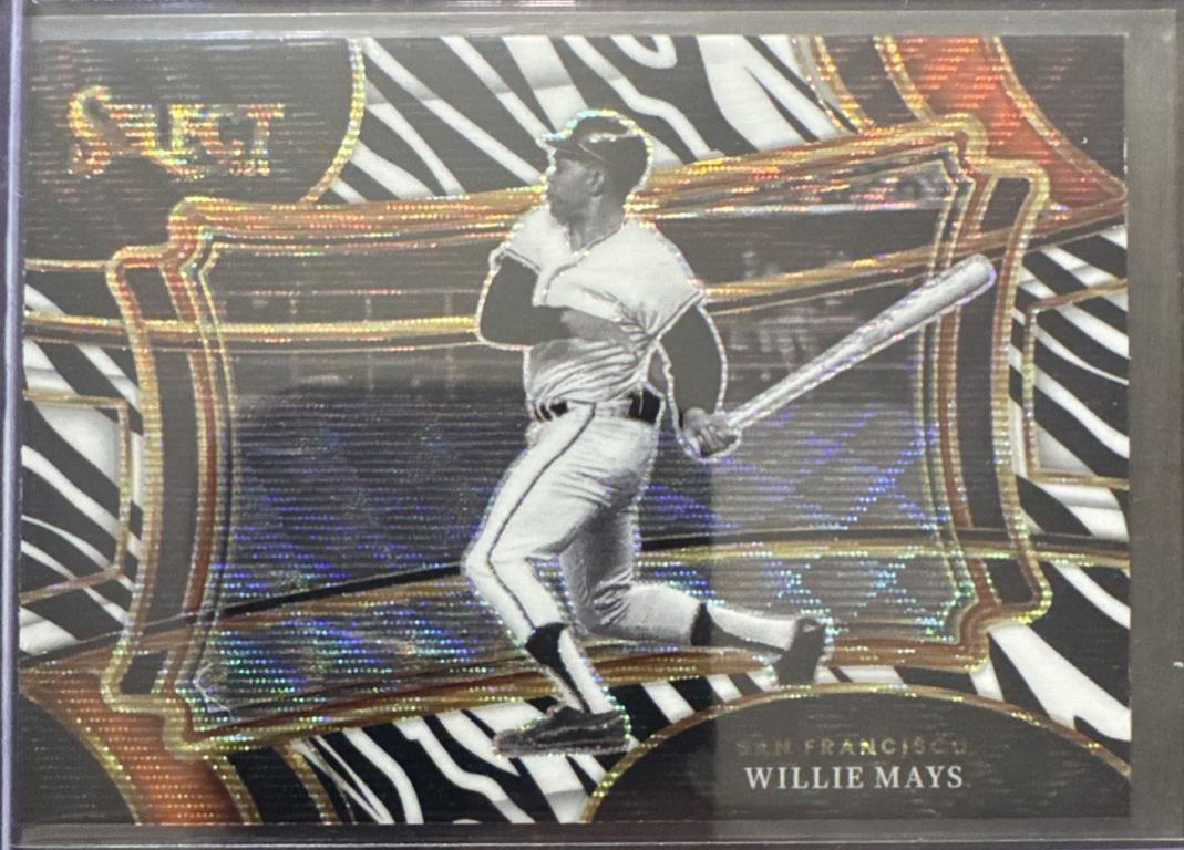 Willie Mays [Zebra Prizm] #48