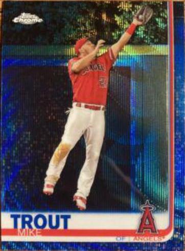 Mike Trout [Blue Wave Refractor] #200