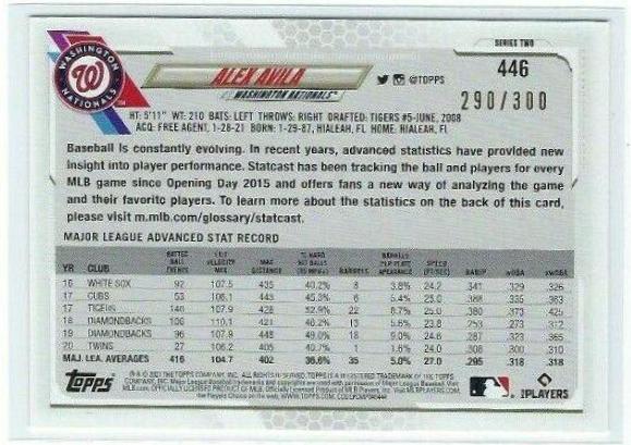 Alex Avila [Advanced Stat] #446
