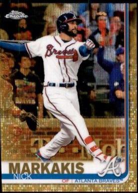 Nick Markakis [Gold Wave Refractor] #145