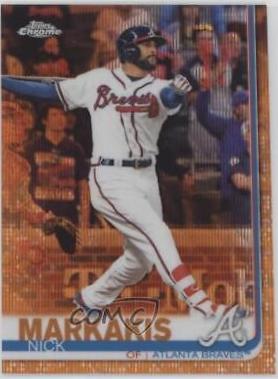Nick Markakis [Orange Wave Refractor] #145