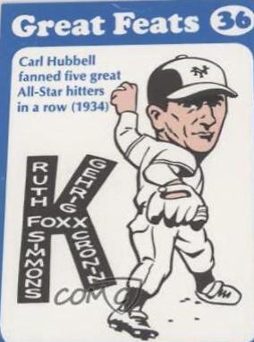 Carl Hubbell [Blue Border] #36