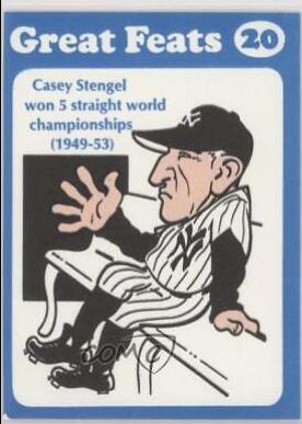 Casey Stengel [Blue Border] #20