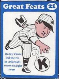 Dazzy Vance [Blue Border] #21