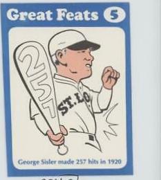 George Sisler [Blue Border] #5