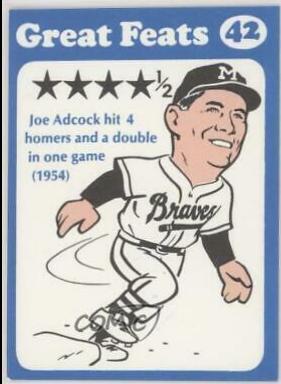 Joe Adcock [Blue Border] #42