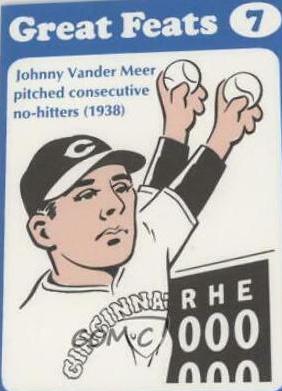 Johnny Vander Meer [Blue Border] #7