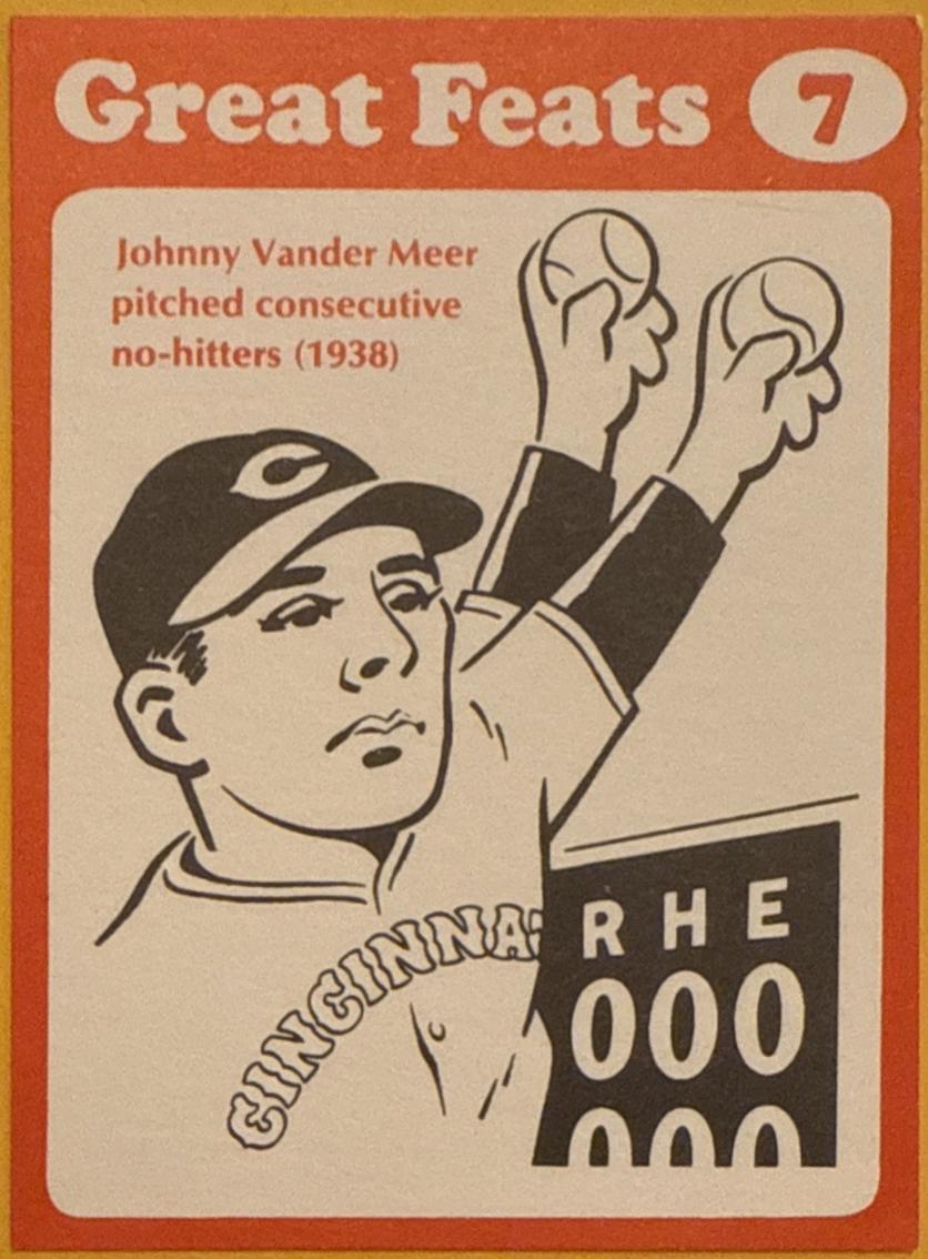 Johnny Vander Meer [Red Border] #7