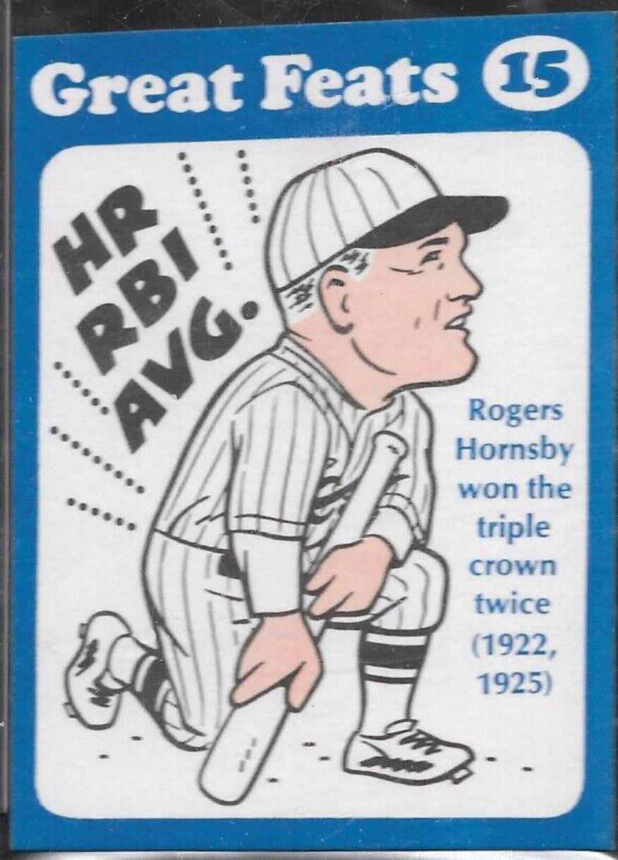 Rogers Hornsby [Blue Border] #15