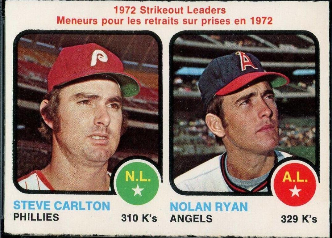 Strikeout Leaders [S. Carlton, N. Ryan] #67