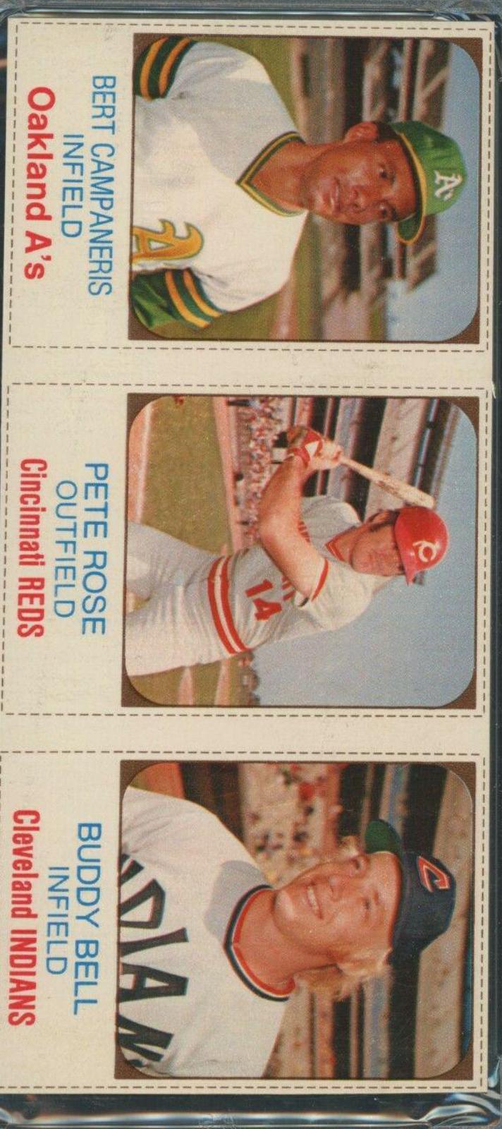 Bert Campaneris, Pete Rose [Hand Cut Panel]
