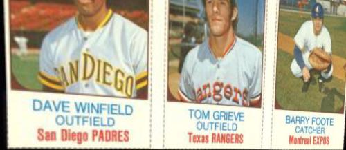 Dave Winfield, Tom Grieve [Hand Cut Panel]