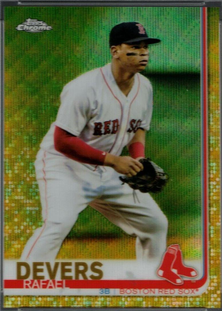 Rafael Devers [Gold Wave Refractor] #184