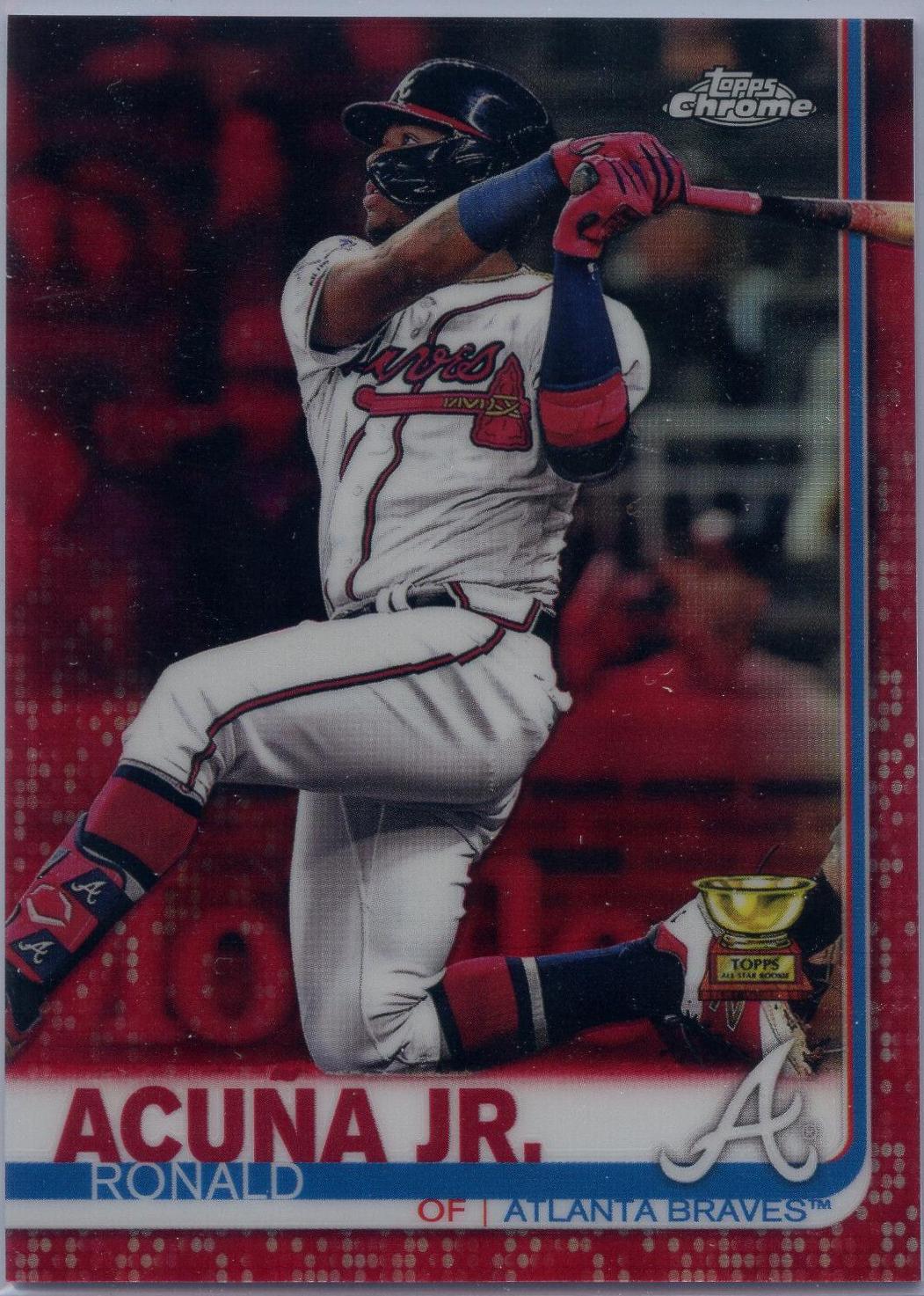 Ronald Acuna Jr. [Kneeling Red Refractor] #117