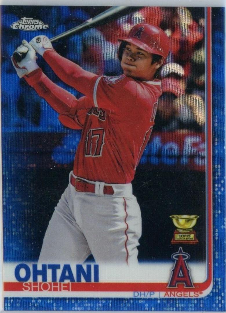 Shohei Ohtani [Blue Wave Refractor] #1