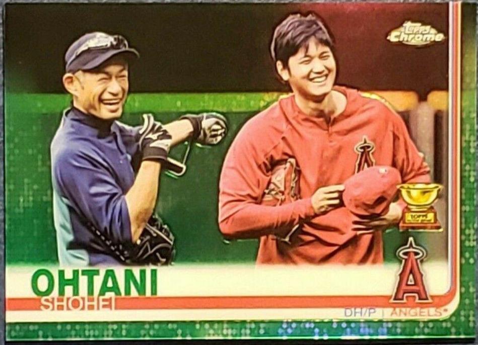 Shohei Ohtani [With Ichiro Green Refractor] #1