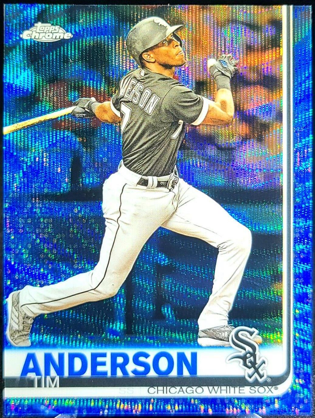 Tim Anderson [Blue Wave Refractor] #186