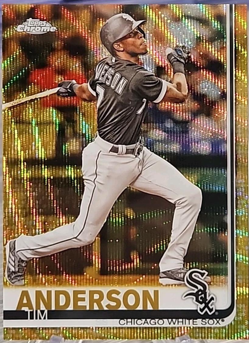 Tim Anderson [Gold Wave Refractor] #186