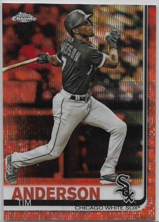 Tim Anderson [Orange Wave Refractor] #186