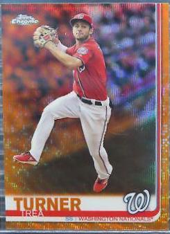 Trea Turner [Orange Wave Refractor] #175