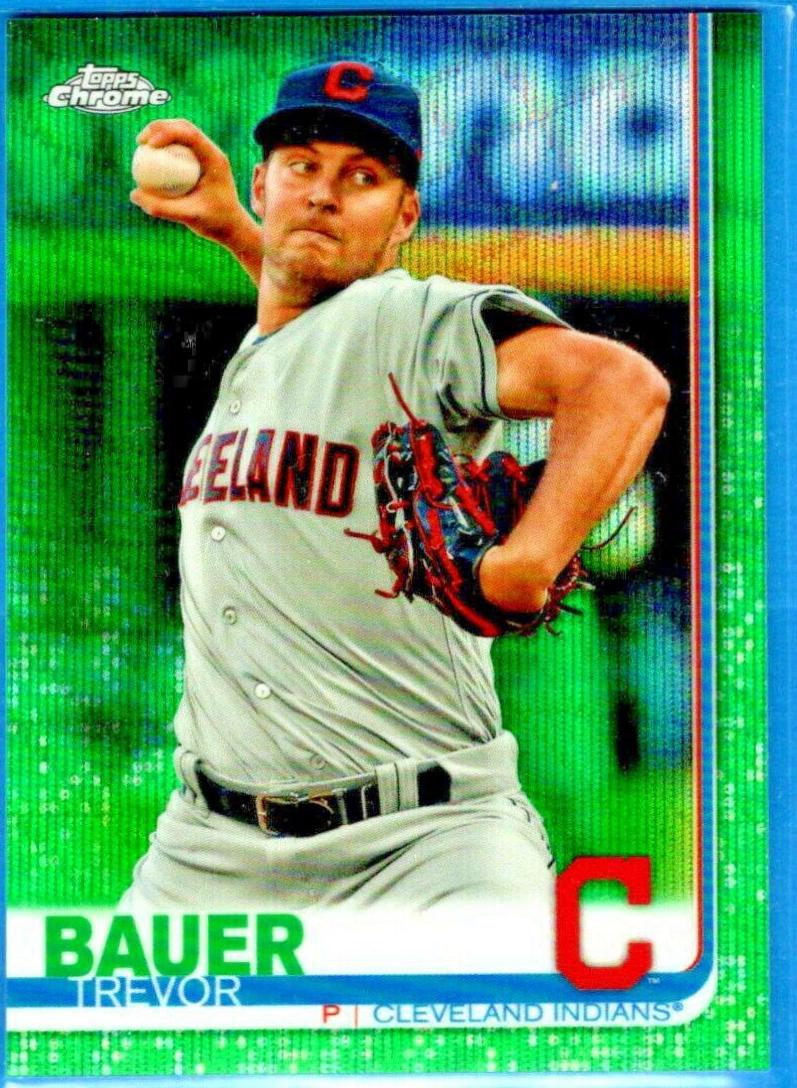 Trevor Bauer [Green Wave Refractor] #107