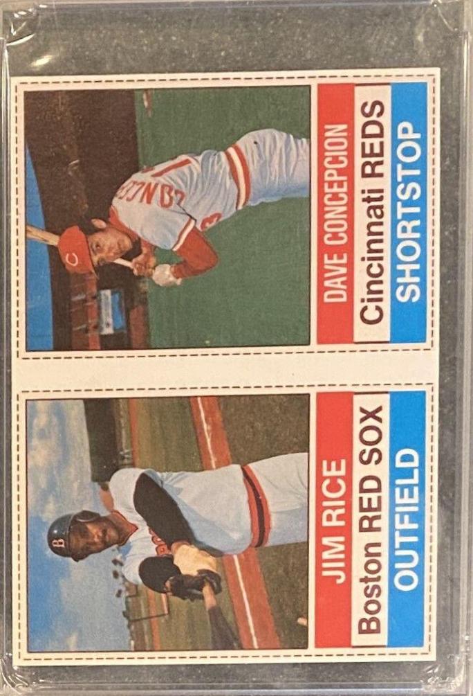 Dave Concepcion, Jim Rice [Hand Cut Panel]
