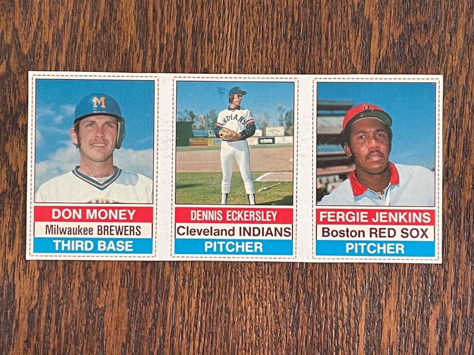 Dennis Eckersley, Fergie Jenkins [Hand Cut Panel]