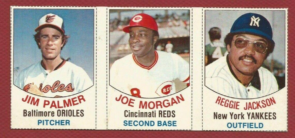 Jim Palmer, Joe Morgan, Reggie Jackson [Hand Cut Panel]