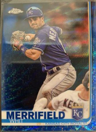 Whit Merrifield [Blue Wave Refractor] #11