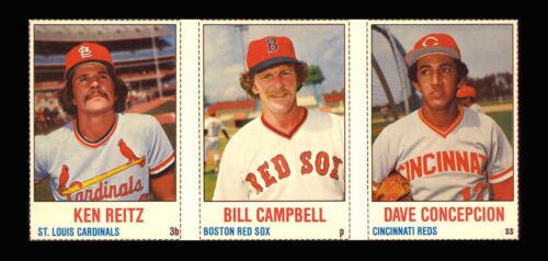 Bill Campbell, Dave Concepcion, Ken Reitz [Hand Cut Panel]