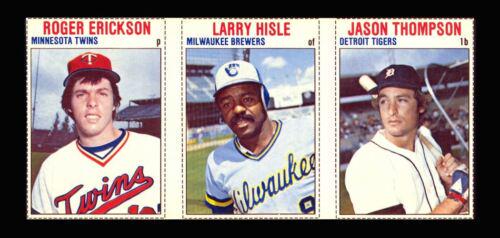 Jason Thompson, Larry Hisle, Roger Erickson [Hand Cut Panel]