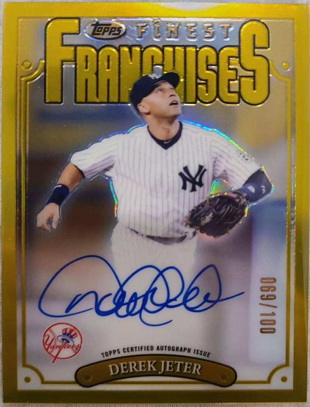 Derek Jeter [Gold Autograph] #192