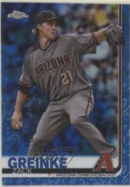 Zack Greinke [Blue Refractor] #23