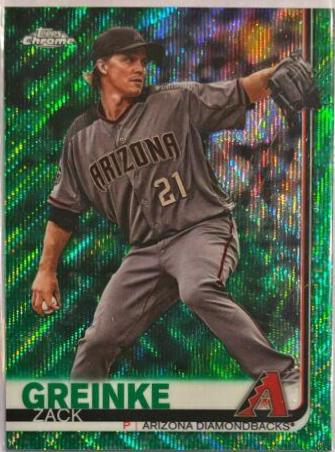 Zack Greinke [Green Wave Refractor] #23
