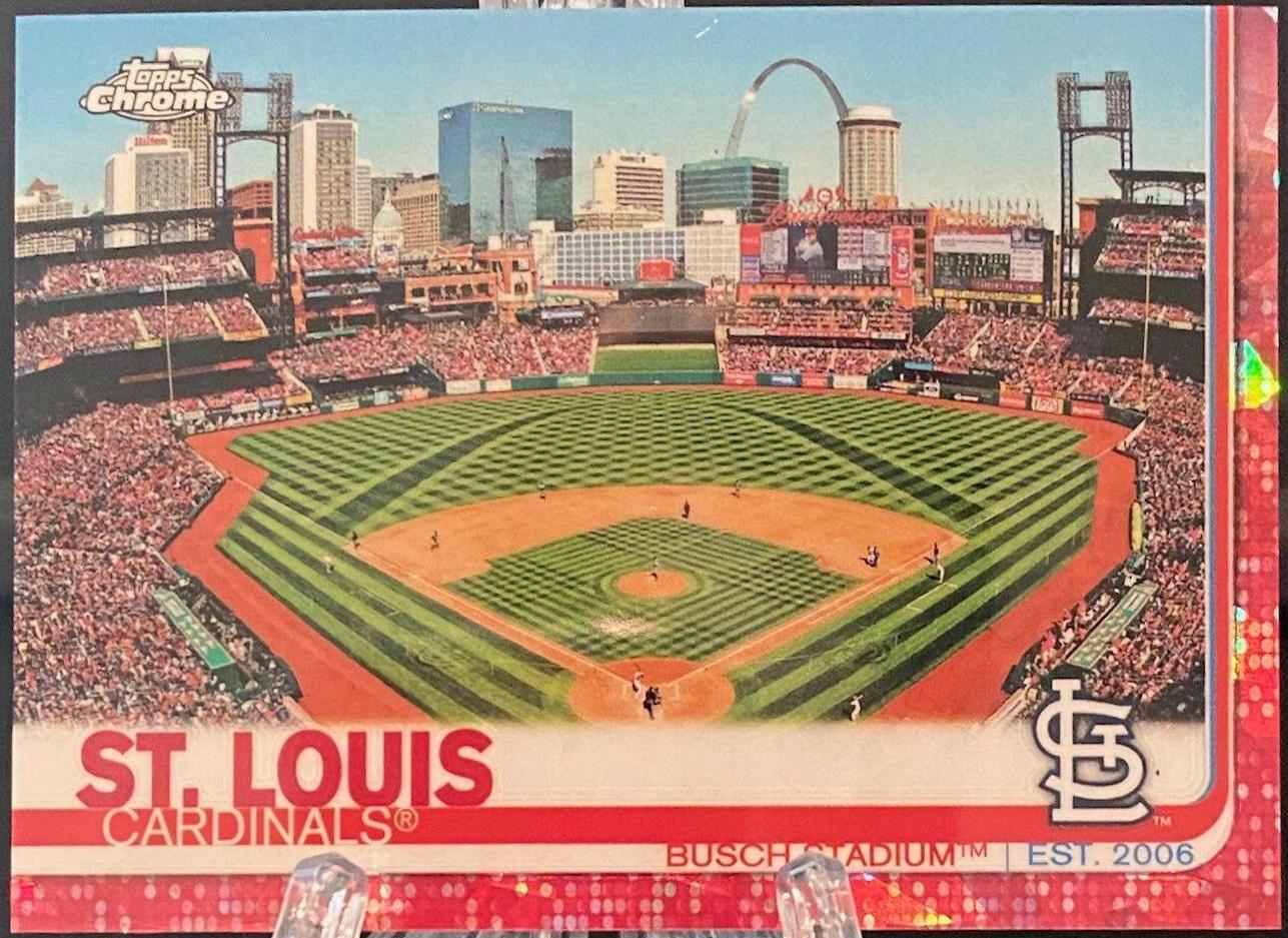 Busch Stadium [Red Refractor] #31